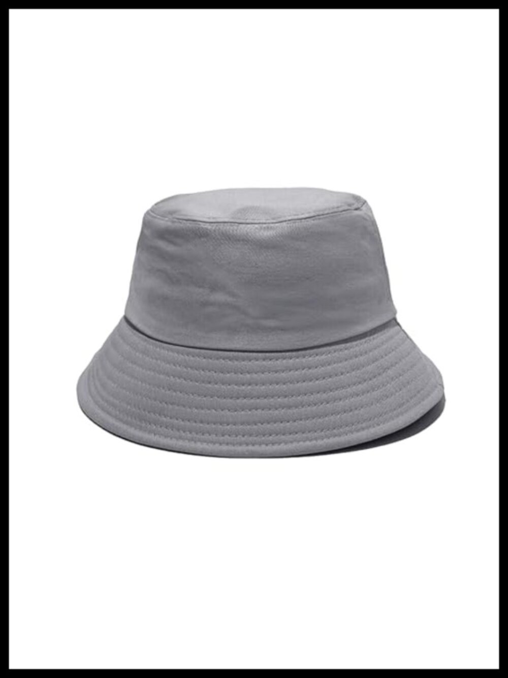 UPF 50+ Cotton Bucket Hat for Women Men Packable Sun Beach Travel Cap